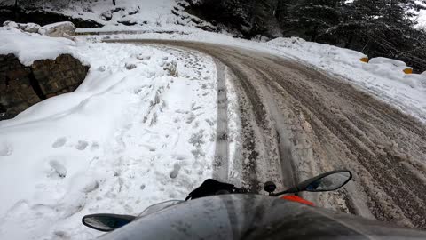 Snowfall at Murree, Pakistan