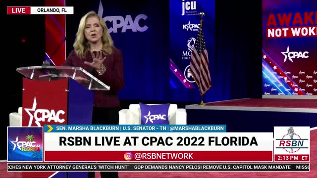 Sen. Marsha Blackburn (R-TN) Full Speech at CPAC 2022 in Orlando