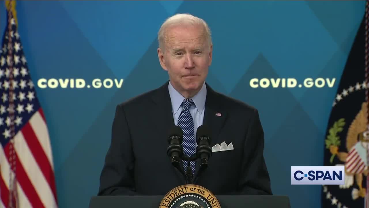 Joe Biden: "Covid-19 no longer controls our lives"