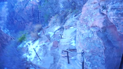 Angels landing at Zion National Park January 2021 (2of3)