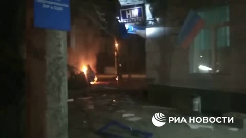 A car exploded in the parking lot of the LPR representative office in the JCCC.