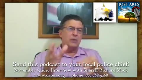 From Sheriff Mack To YOUR Police Chief: Founder Of CSPOA, Sheriff Richard Mack (Part 2 of 2)