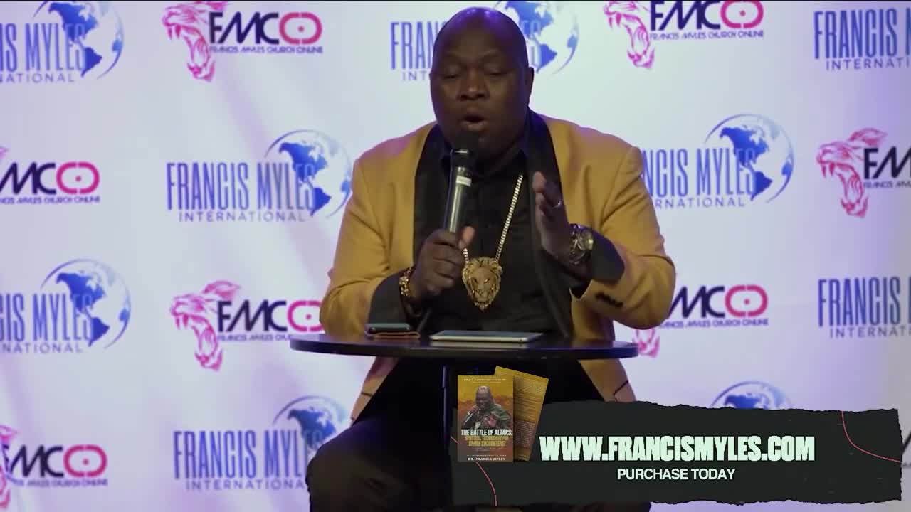 Building an ALTAR that RESTORES all things Dr. Francis Myles