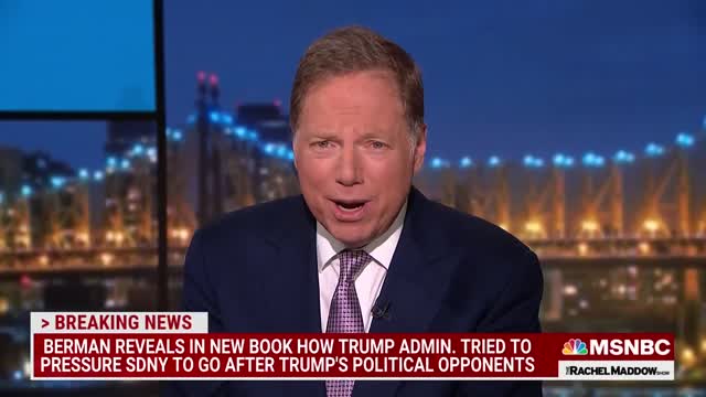 Former U.S. Attorney Details Trump, Barr Efforts To Corrupt DOJ With Political Agenda