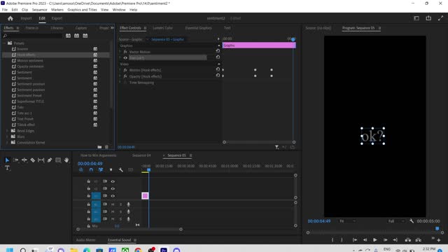 Text and Effects Presets