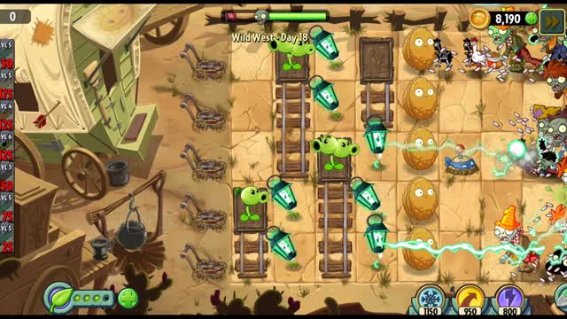 Plants vs Zombies 2 Wild West Day 18