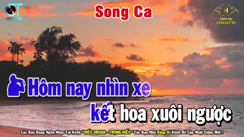 Sầu Tím Thiệp Hồng Karaoke Song Ca Nhạc Sống 2023 - Trọng Hiếu