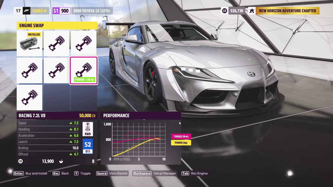 forzahorizon 5 upgrading #toyotasupra