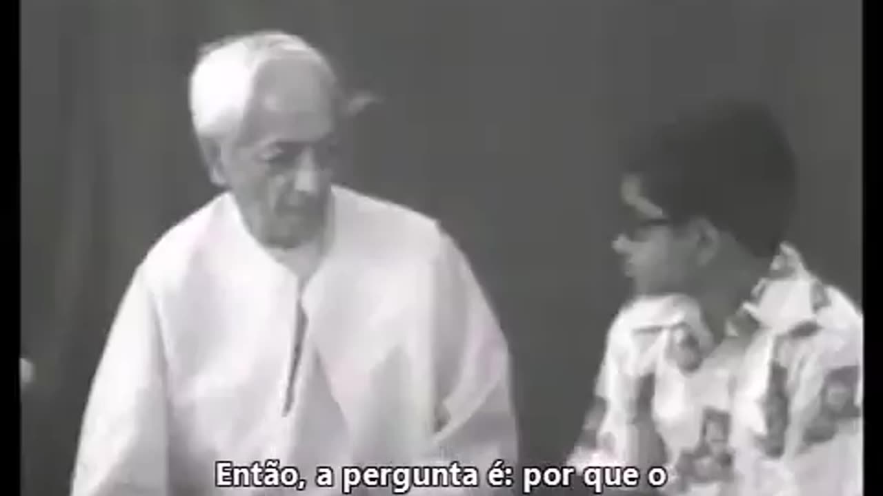 Pensar sobre o futuro resulta em medo - 1980 - Jiddu Krishnamurti