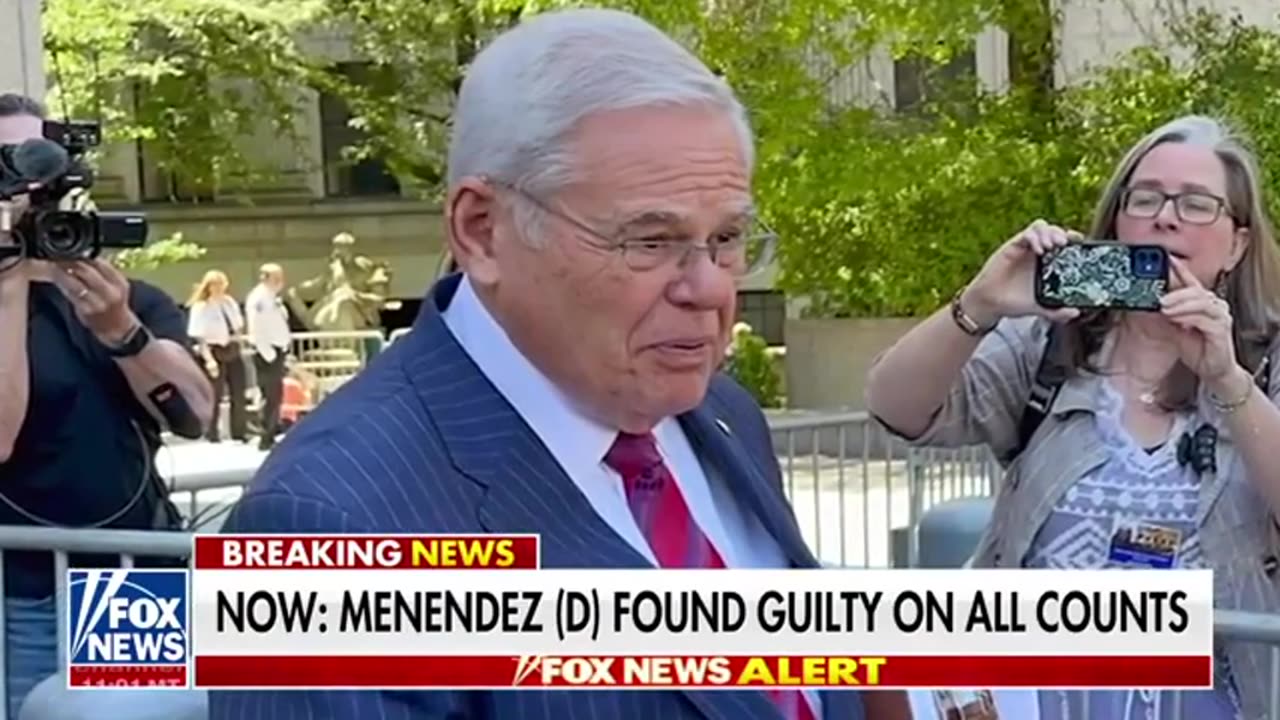 MAJOR: Court Finds Dem Senator Menendez Guilty On All Counts