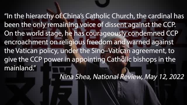 Global Prayer for China - Cardinal Zen's Arrest