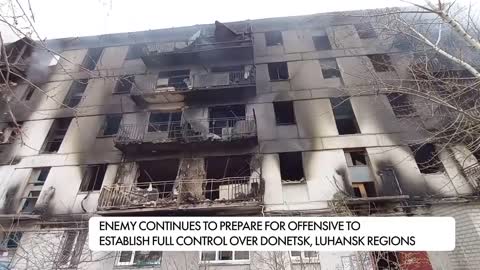 Russia continues to build up forces to try to launch an offensive in the East of Ukraine