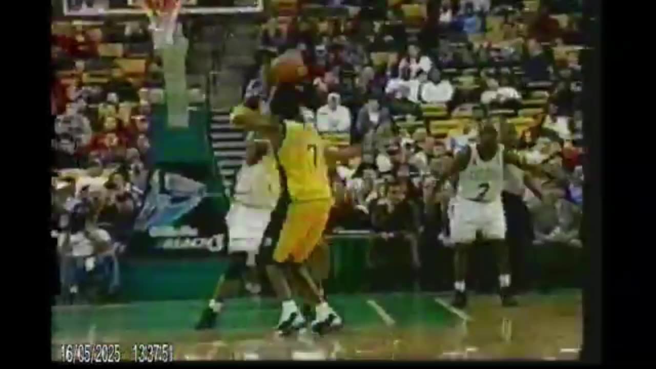 Jermaine O'Neal 19 Points @ Celtics, 2001-02.