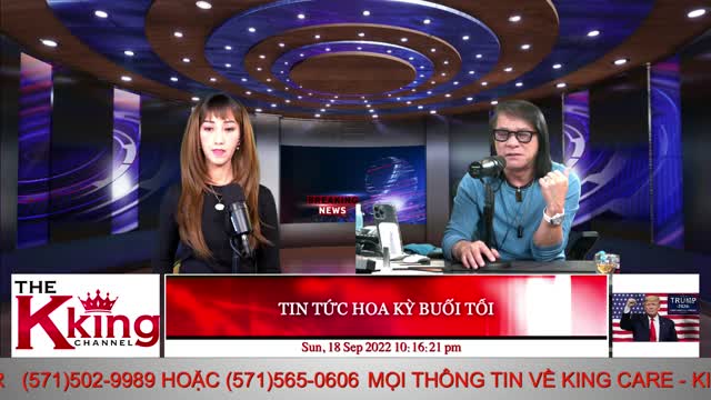 TIN TỨC HOA KỲ BUỔI TỐI - 09/18/2022 - The KING Channel