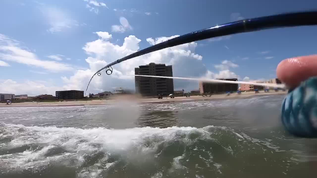 Huge Lady Fish on the Fly using an Orvis Helios at South Padre Island