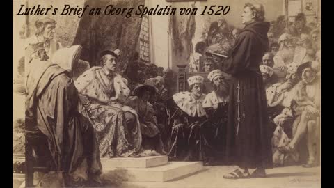 Luther`s Brief an Georg Spalatin von 1520