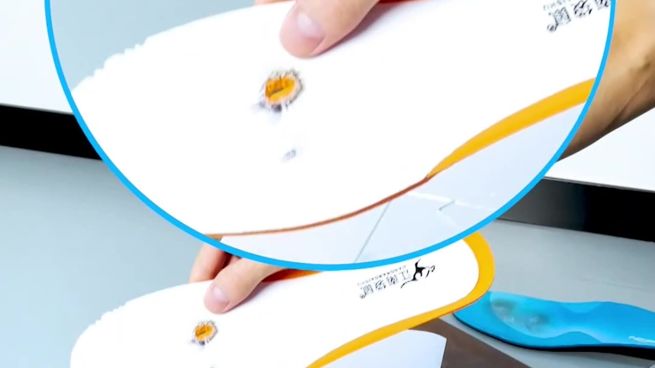 Cushioning and energy absorption tests with different insoles