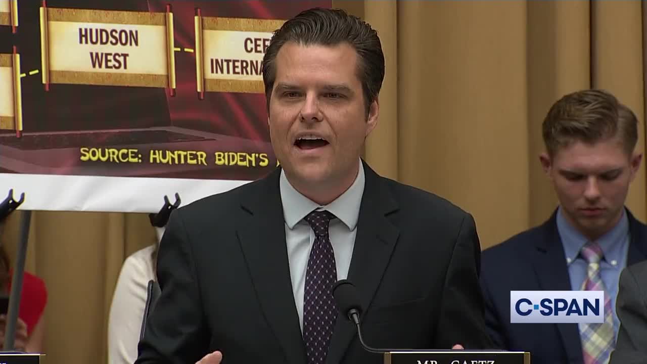 Matt Gaetz Presses National Security Head On Hunter Biden