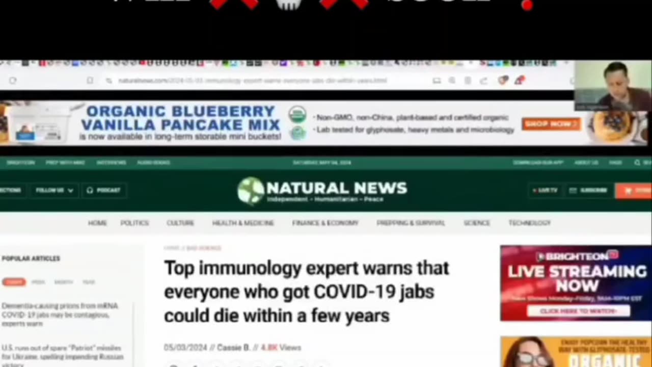 Top immunology expert warns that everyone who got Cøv1D vx666iπe could die within a few years...