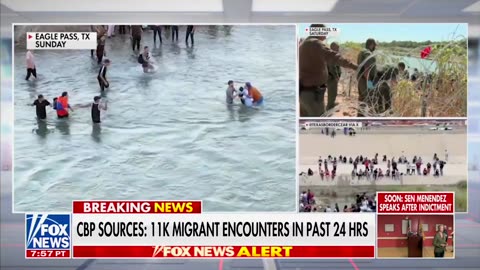 United States recorded 11,000 illegal immigrant encounters over the past 24 hours