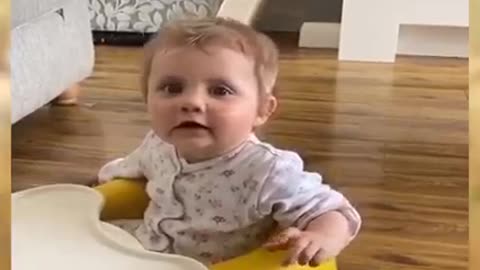 Cute baby babbling 😍