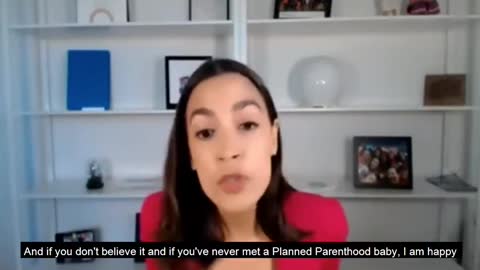 AOC: I'm a Planned Parenthood Baby