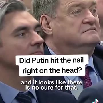 When the Russian Leader tells you.