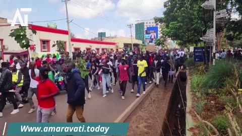 Kenya Protests Thousands March Against New Tax Hikes | Amaravati Today