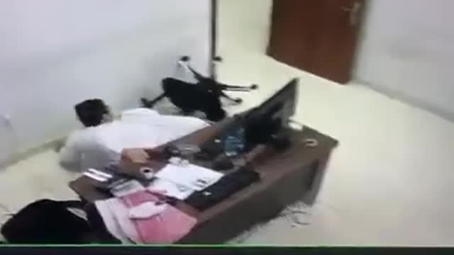 Do not trust the chair too much, it may break at any moment