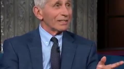 Watch Fauci’s Face as He Spins the Truth into a Joke on Late Night TV.