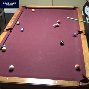 1 BANK TO THE SIDE POCKET!