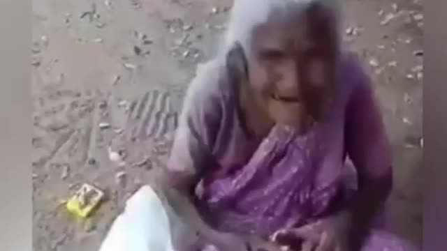 Very emotional moment grand mother 😥😥😥