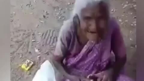 Very emotional moment grand mother 😥😥😥