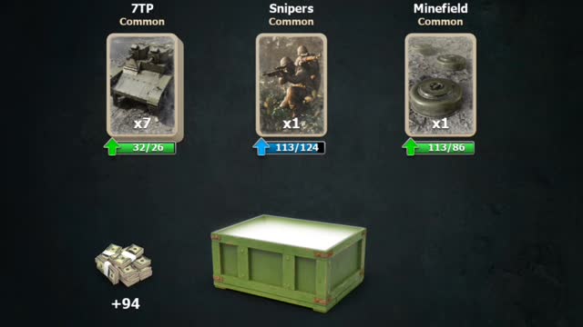 Opening crate