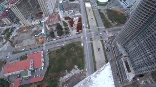 Forty Floors High BASE Jump