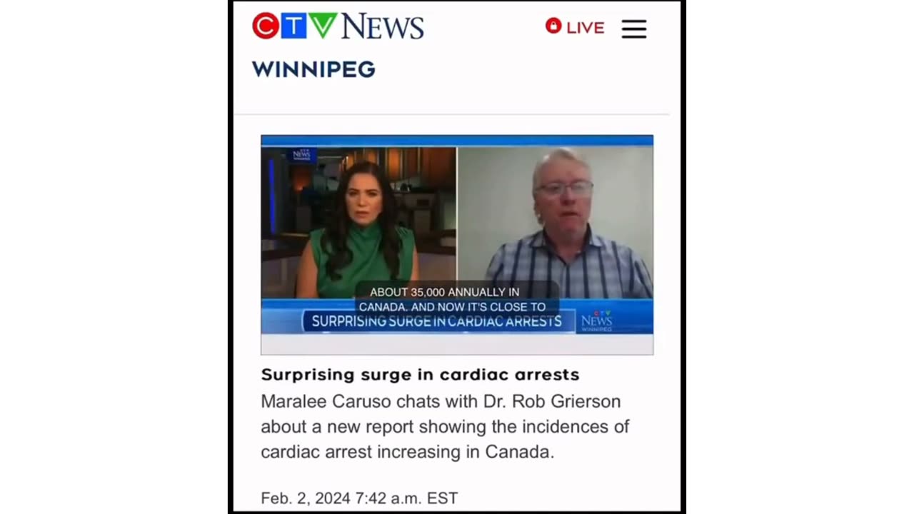 Canada heart attack pandemic