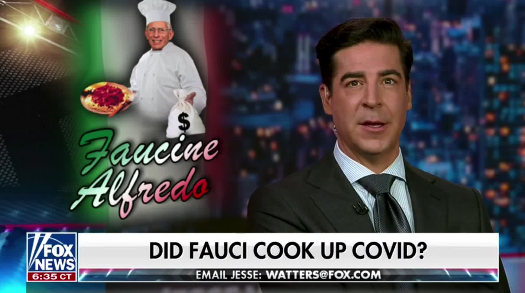 Jesse Watters mocks how Fauci's ego knows no bounds