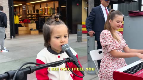 3 year old singer joins me | My Heart Will Go On - Celine Dion | Titanic - Karolina Protsenko