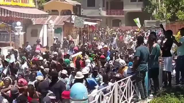 Scenes of insurrection in Haiti