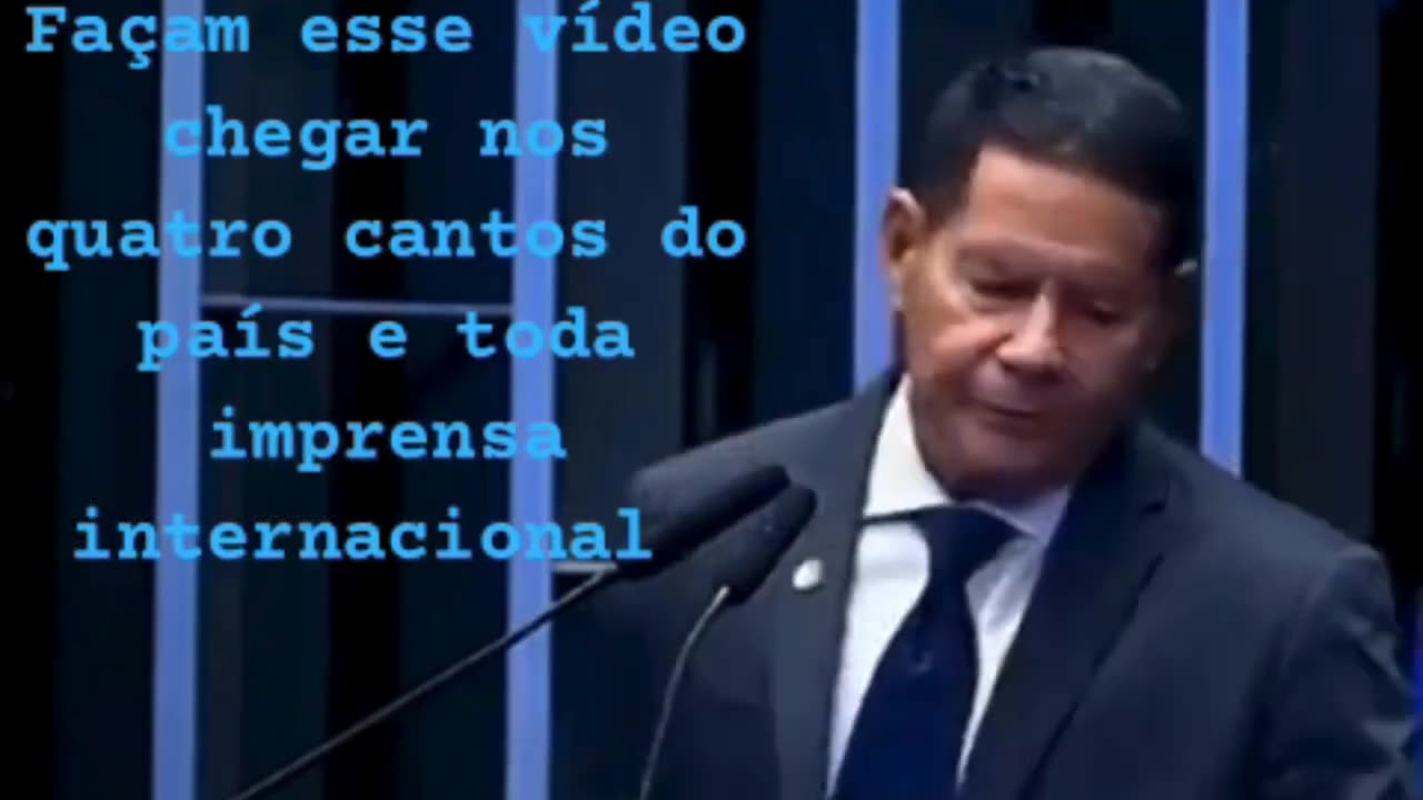 Discurso do 🍉 Mourão chorando agora é tarde aguenta..