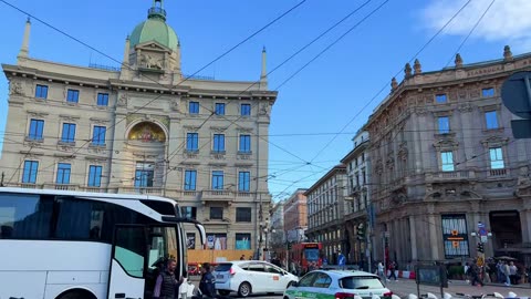 Milan, Italy Walking tour 4K 60fps - The beautiful Italian city of Fashion_2