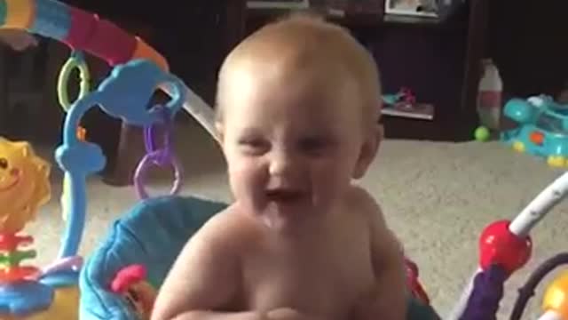 Funny Kids and pets Laughing Hysterically .