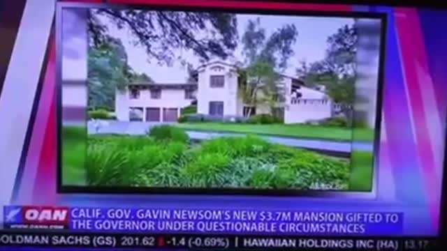 Gavin Newsom Did tax evasion. He was gifted a 3 million dollar home.