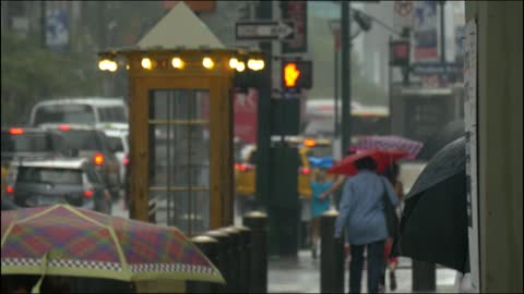 A rainy street