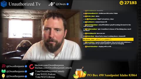 Owen Benjamin #968 Goat Fodder Not Cannon Fodder, & Lots Of Mail