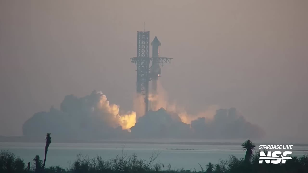 SpaceX launches mega Starship rocket for second test flight - AFP