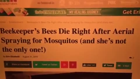 Zika Spray Nukes millions of honey bees & makes front of CNN after you help share the news (2016)