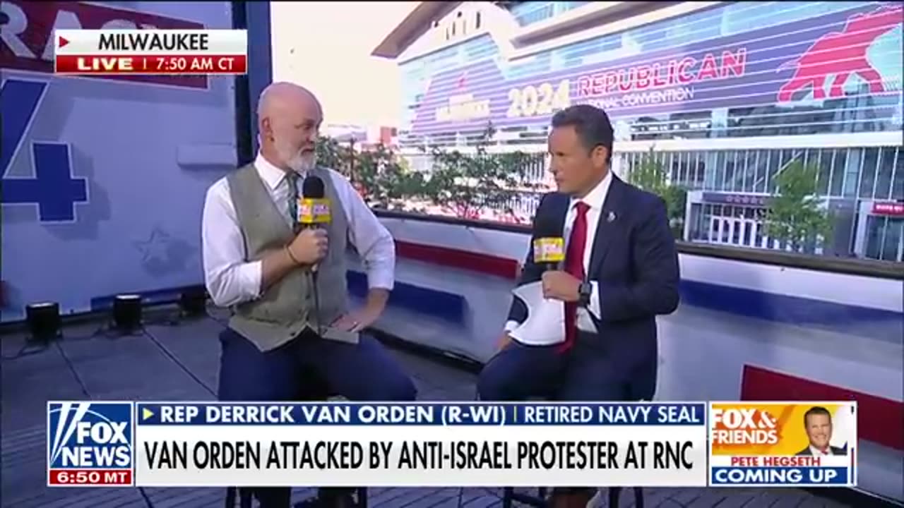 Protester arrested after attacking GOP lawmaker outside RNC Fox News