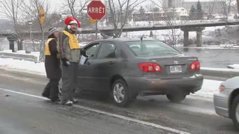 Deuxième édition de la guignolée des médias à Saint-Georges