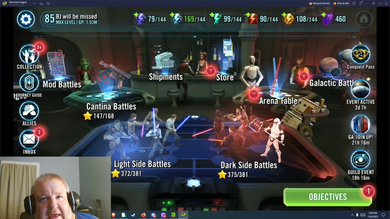 Star Wars Galaxy of Heroes F2P Day 182